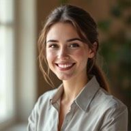 Sofia R., licensed therapist (illustrative AI-generated portrait)